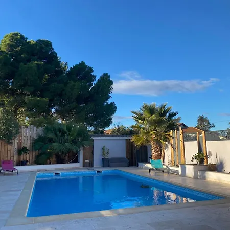 Villa Magnifique Individuelle Climatisee 4 Avec Piscine 11 M 5m *